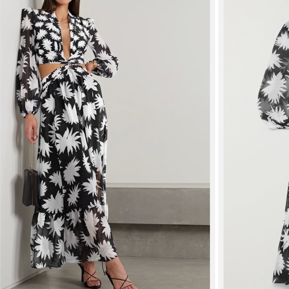 PatBO Dresses & Skirts - NWT NEW PatBO Dahlia Plunge Cut-Out Maxi Dress